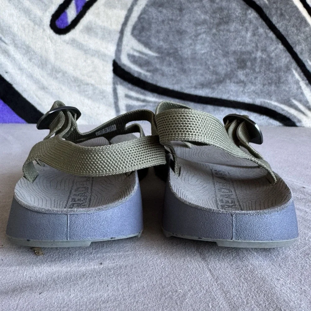 Size 11 -  Tread Labs Albion Sandals Mens Shoes Sport Thong Back Strap Blue